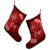 Hawaii Yin Yang Turtle Shark Hibiscus Plumeria Christmas Stocking - Red - AH - Polynesian Pride