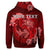 Custom Hawaii Yin Yang Turtle Shark Hibiscus Plumeria Hoodie Red - Polynesian Pride