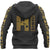 Hawaii Map Zip up Hoodie Symbol Style - Polynesian Pride