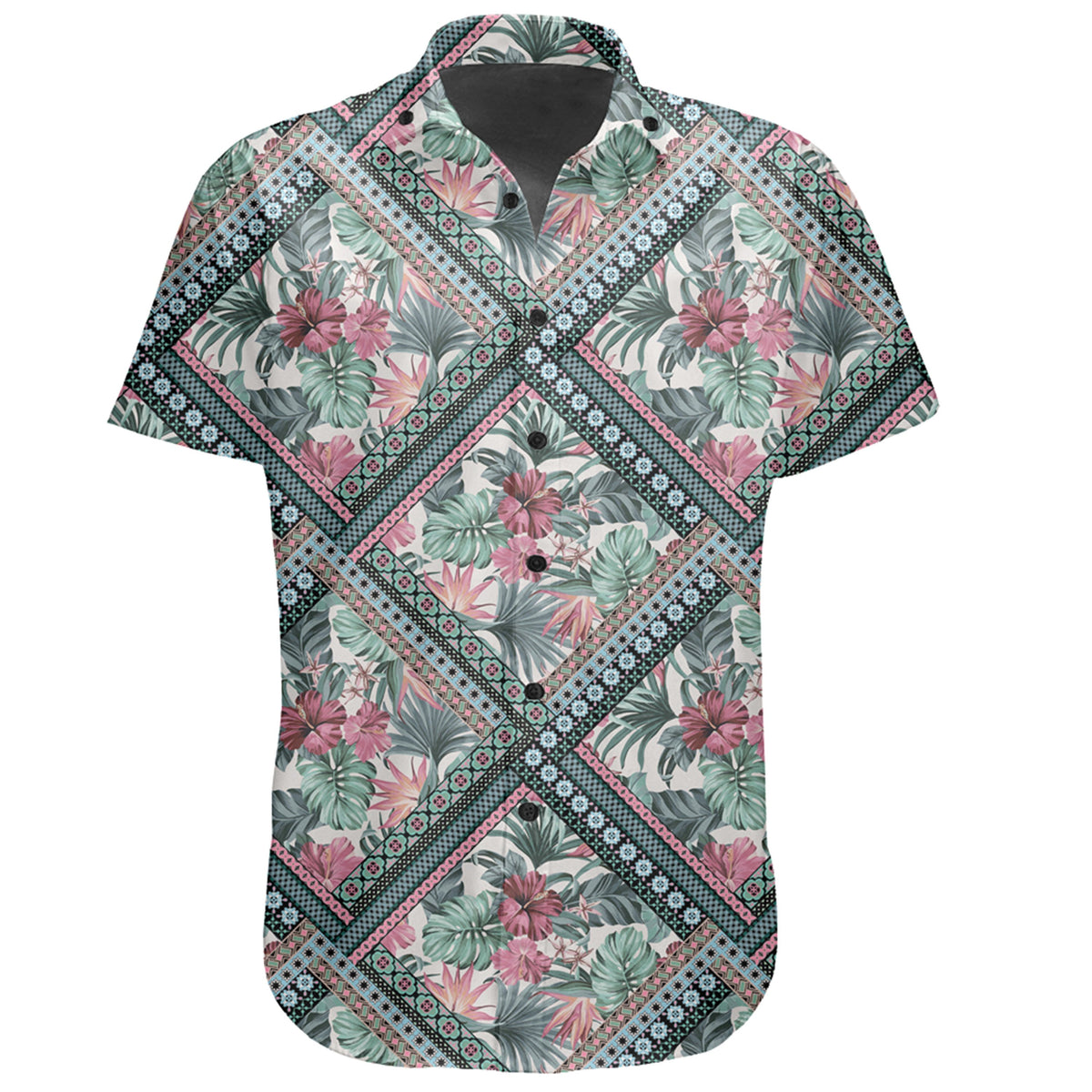 Hawaiian Shirt - Exotic Tropical Flowers In Pastel Colors Shirt - Polynesian Pride