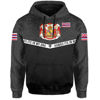 Hawaii Polynesian Hoodie Gray Mix Style - Polynesian Pride