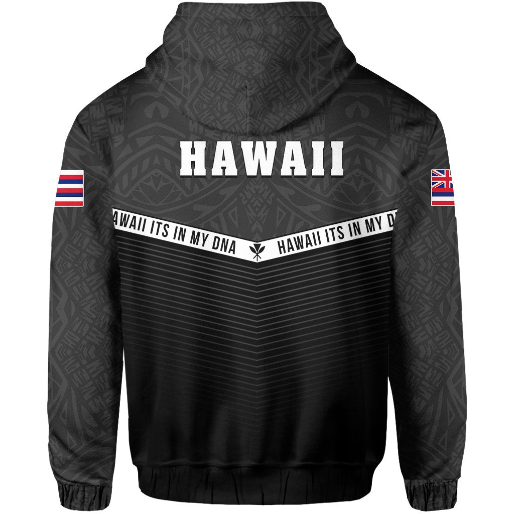 Hawaii Polynesian Zipper Hoodie Gray Mix Style - Polynesian Pride