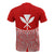 Hawaii Polynesian T Shirt Red Pride Map and Seal - Polynesian Pride