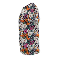 Hawaii Seamless Exotic Pattern With Tropical Leaves Flowers T Shirt - Polynesian Pride