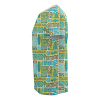 Hawaii Seamless Exotic Tiki Pattern T Shirt - Polynesian Pride