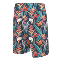 Hawaii Seamless Tropical Flower Hawaiian Summer Board Shorts - Polynesian Pride