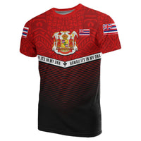 Hawaii Polynesian T Shirt Red Mix Style - Polynesian Pride