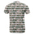 Hawaii Tropical Dark Green Leaves Seamless Pattern White Stripes Pink Background T Shirt - Polynesian Pride