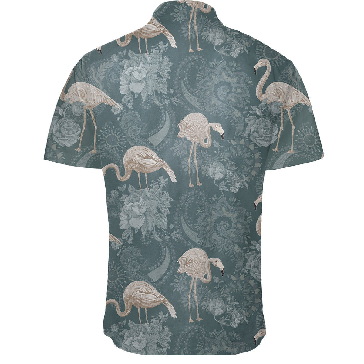 Hawaiian Shirt - Tropical Flamingos And Tropical Plants Shirt - Polynesian Pride