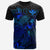 Hawaii Polynesian T Shirt Kanaka Maoli Turtle Hibiscus Blue Unisex Blue - Polynesian Pride