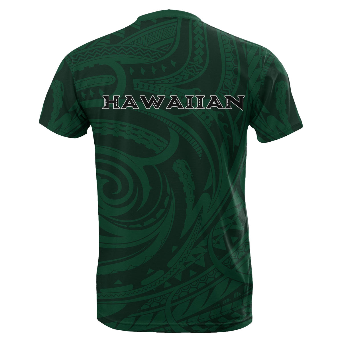 Polynesian Kakau Hawaii Warrior Football T Shirt - Polynesian Pride