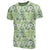 Hawaii White Seamless Ethnic Pattern Monstera Leaf T Shirt - Polynesian Pride