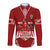 Personalised Tonga Rugby Long Sleeves Button Shirt Mate Ma'a Tonga Warriors LT7 - Polynesian Pride