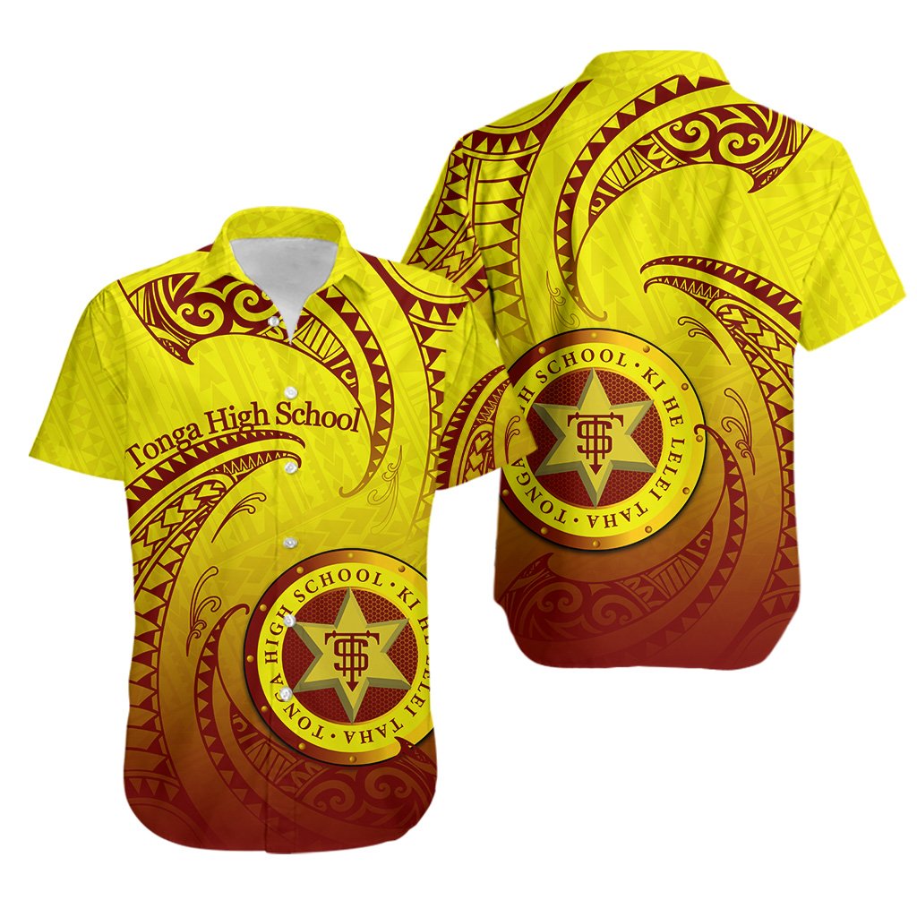 Tonga High School Hawaiian Shirt Special Polynesian No.2 Unisex Yellow - Polynesian Pride