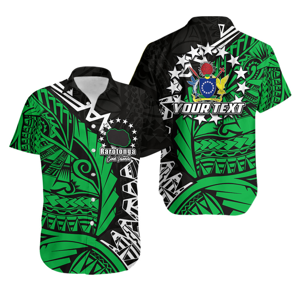 (Custom Personalised)Cook Islands Hawaiian Shirt Rarotonga Polynesian Style LT6 Unisex Green - Polynesian Pride