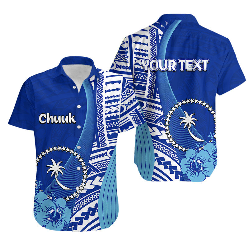 Custom Personalised Chuuk Of Micronesia Hawaiian Shirt Vibe Style LT6 Unisex Blue - Polynesian Pride