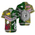 Polynesian Matching Hawaiian Shirt and Dress New Zealand Niue Together Green LT8 - Polynesian Pride