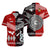 Polynesian Matching Hawaiian Shirt and Dress New Zealand Tonga Together Red LT8 - Polynesian Pride