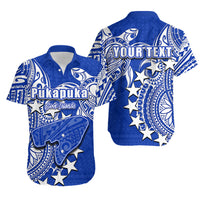 (Custom Personalised)Cook Islands Hawaiian Shirt Pukapuka LT6 Unisex Blue - Polynesian Pride
