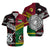 Polynesian Matching Hawaiian Shirt and Dress Vanuatu New Zealand Together Red LT8 - Polynesian Pride