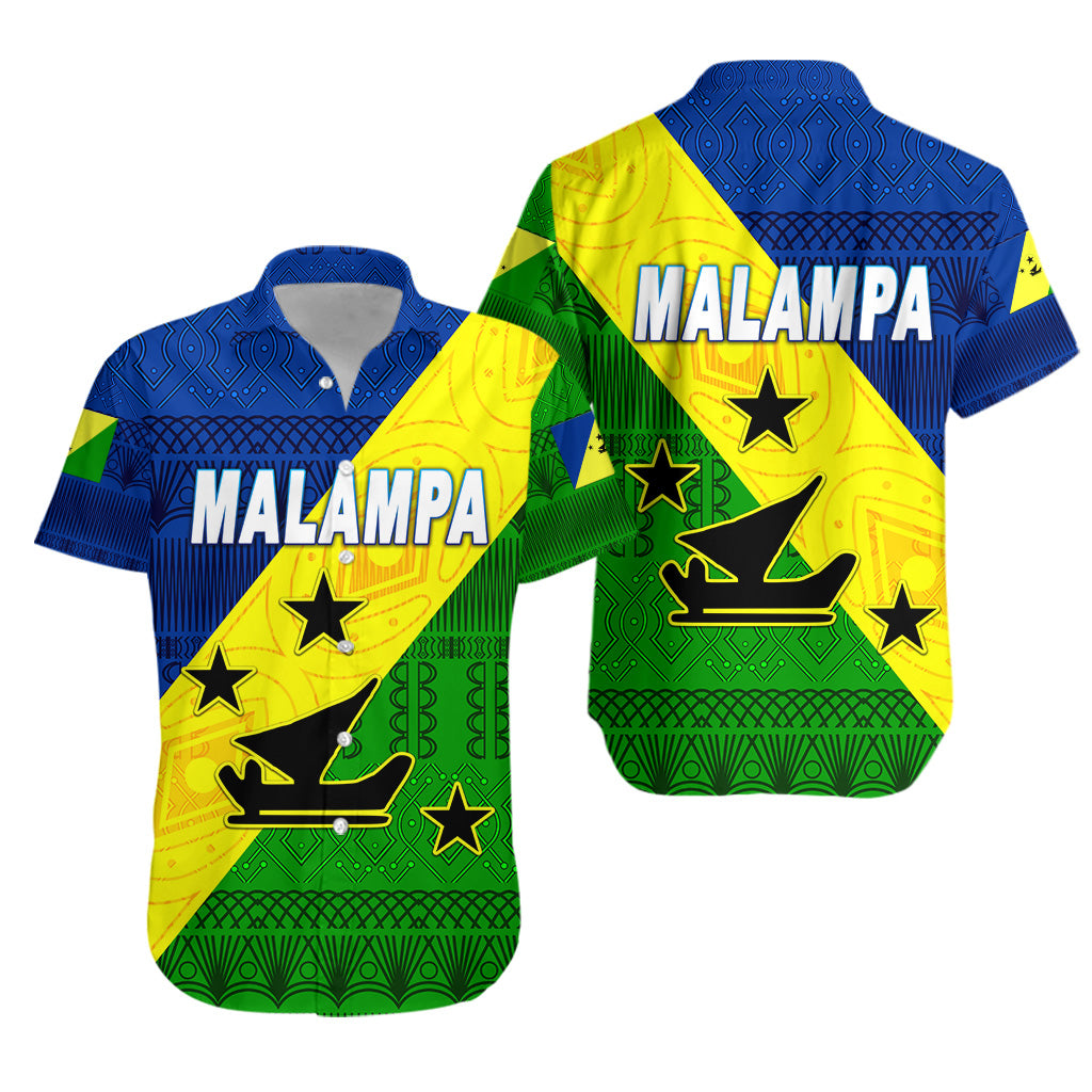 Malampa Province Hawaiian Shirt Vanuatu Pattern Traditional Style LT8 Unisex Blue - Polynesian Pride