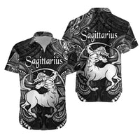 Sagittarius Zodiac Polynesian Hawaiian Shirt Unique Style - Black LT8 - Polynesian Pride