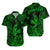 (Custom Personalised) Hawaii Angry Shark Polynesian Hawaiian Shirt Unique Style - Green LT8 - Polynesian Pride