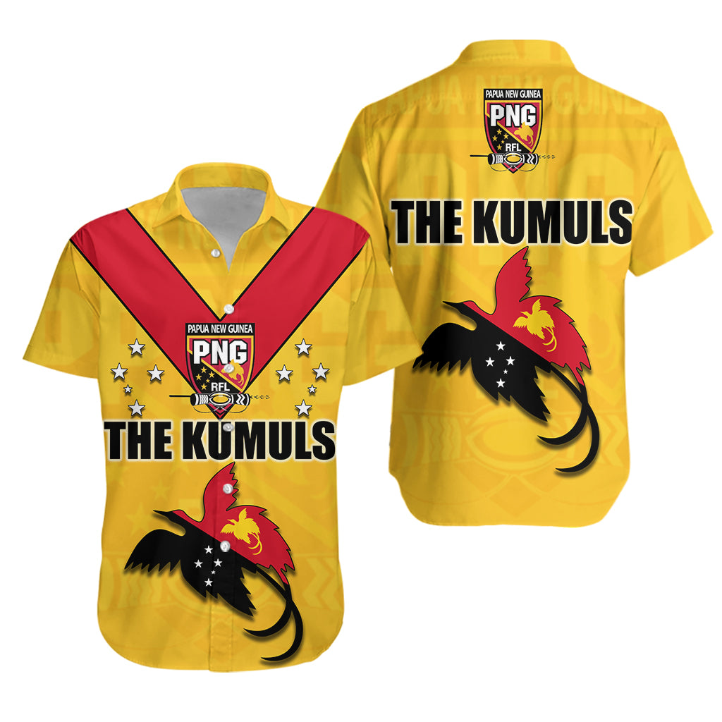 Papua New Guinea Rugby Hawaiian Shirt - PNG The Kumuls - LT20 Unisex Blue - Polynesian Pride