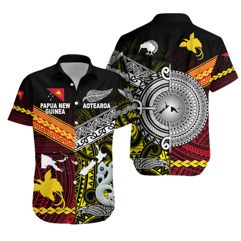 Polynesian Matching Hawaiian Shirt and Dress New Zealand Papua New Guinea Together Yellow LT8 - Polynesian Pride