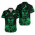 Maori Aotearoa Rugby Haka Hawaiian Shirt New Zealand Silver Fern - Green Unisex Green - Polynesian Pride