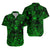 Hawaii Surfing Polynesian Matching Dress and Hawaiian Shirt Matching Couples Outfit Unique Style Green LT8 - Polynesian Pride