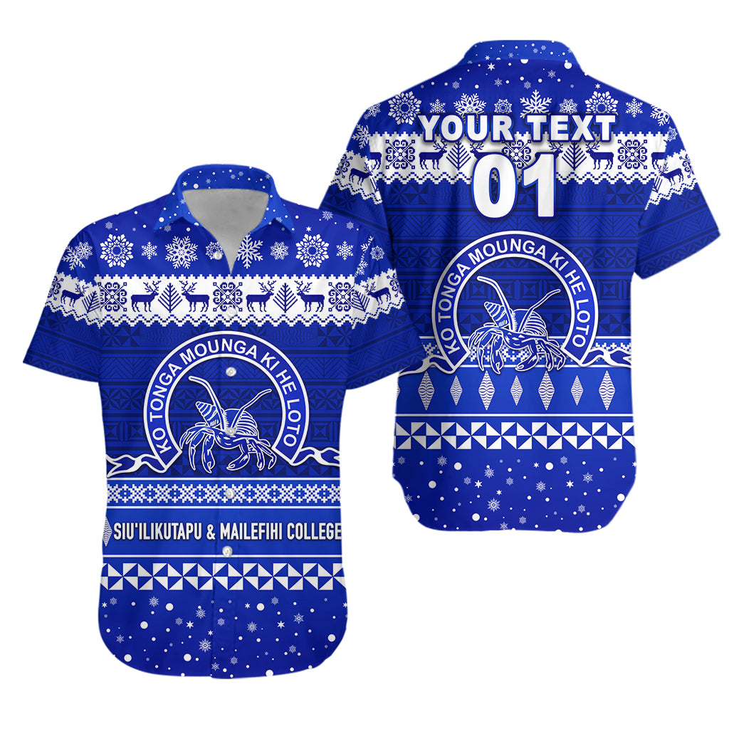 (Custom Personalised) Siu'ilikutapu & Mailefihi College Christmas Hawaiian Shirt Simple Style LT8 - Polynesian Pride