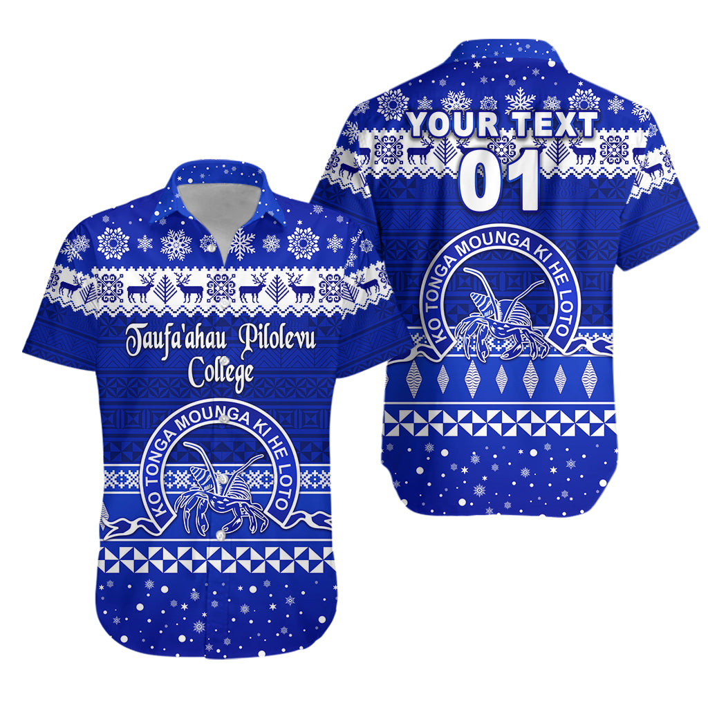 (Custom Personalised) Taufa'ahau Pilolevu College Christmas Hawaiian Shirt Simple Style LT8 - Polynesian Pride