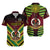 Vanuatu Matching Hawaiian Shirt and Dress Special Independence Anniversary Creative Style Gradient Red LT8 - Polynesian Pride