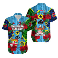 Malampa Fiji Day Hibiscus Matching Hawaiian Shirt and Dress LT6 - Polynesian Pride