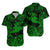 Hawaii Hammer Shark Polynesian Matching Dress and Hawaiian Shirt Matching Couples Outfit Unique Style Green LT8 - Polynesian Pride