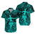 Hawaii Hula Girl Polynesian Matching Dress and Hawaiian Shirt Matching Couples Outfit Unique Style Turquoise LT8 - Polynesian Pride