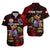 (Custom Personalised) Tahiti Eimeo Teahamai - PC Hawaiian Shirt Team Varua Ino - Black LT8 Unisex Red - Polynesian Pride