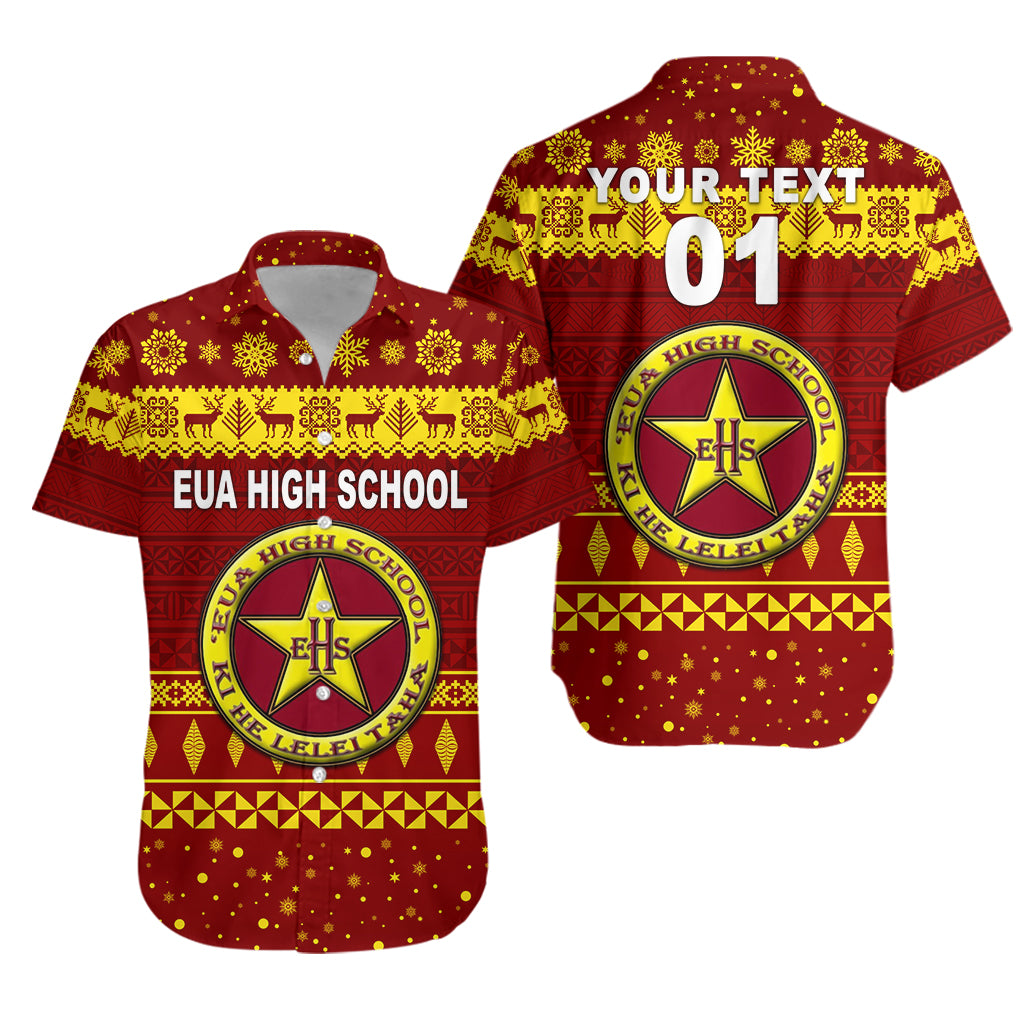 (Custom Personalised) Eua High School Christmas Hawaiian Shirt Simple Style LT8 - Polynesian Pride