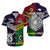 (Custom Personalised) Vanuatu And New Zealand Hawaiian Shirt Together - Purple, Custom Text And Number LT8 Unisex Red - Polynesian Pride