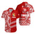 Tonga Rugby Hawaiian Shirt Rustic Unisex Red - Polynesian Pride