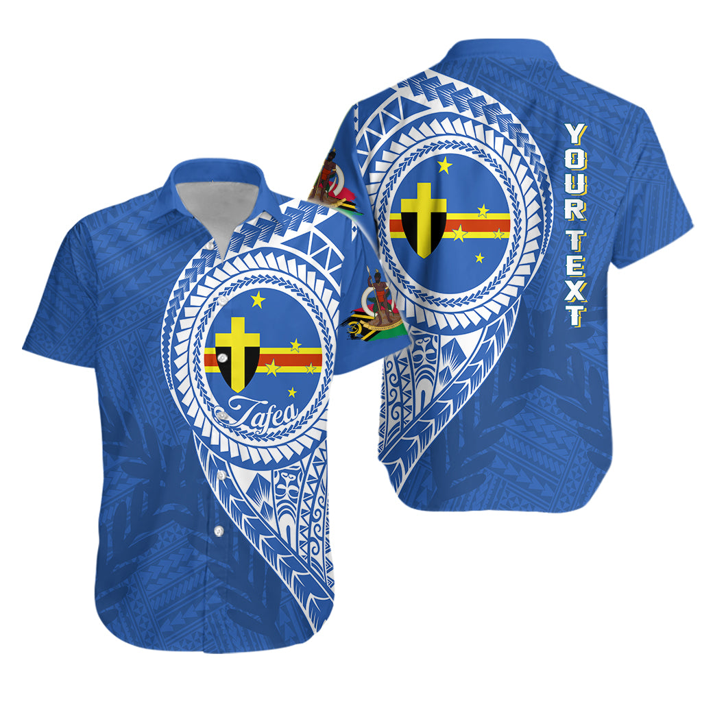 (Custom Personalised) Vanuatu Tafea Province Hawaiian Shirt Tafea Emblem LT7 Unisex Blue - Polynesian Pride