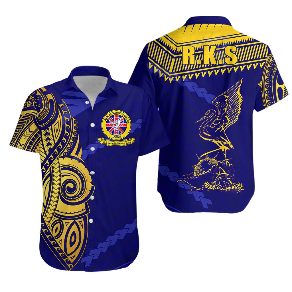 Ratu Kadavulevu School Hawaiian Shirt Version 02 Unisex Blue - Polynesian Pride