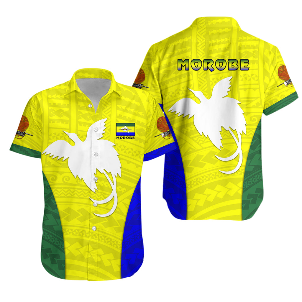 Morobe Province Hawaiian Shirt Papua New Guinea LT13 Unisex Yellow - Polynesian Pride
