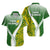 (Custom Personalised) Cook Islands Rugby Hawaiian Shirt Confident Polynesian Unisex Green - Polynesian Pride