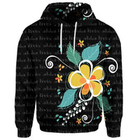 Custom Hawaiian Aloha Plumeria Polynesian Hoodie - Polynesian Pride