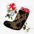 Hawaiian Anchor Poly Tribal Hibiscus Polynesian Christmas Stocking Gold - AH - Polynesian Pride