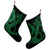 Hawaiian Anchor Poly Tribal Hibiscus Polynesian Christmas Stocking Green - AH - Polynesian Pride