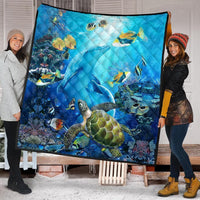 Hawaiian Animal Ocean Premium Quilts - AH - Polynesian Pride