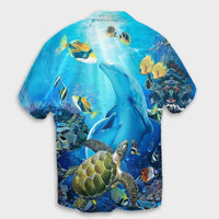 Hawaiian Animal Ocean Hawaiian Shirt - AH - Polynesian Pride